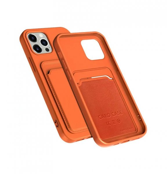 iPhone 13 Pro Max -kotelo korttitelineellä, oranssi