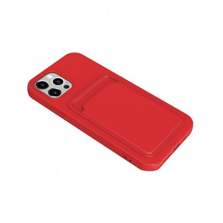 iPhone 13 Pro Max -kotelo, jossa korttipidike, punainen