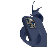 Rvelon iPhone 13 Pro Max -silikonikuori, sininen