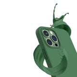 Rvelon iPhone 13 Pro Max Silikonikuori Vihreä