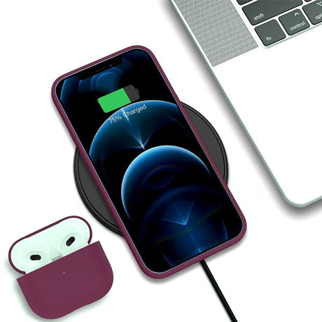 Rvelon iPhone 13 Pro Max Silikonikuori Punainen