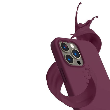 Rvelon iPhone 13 Pro Max Silikonikuori Punainen