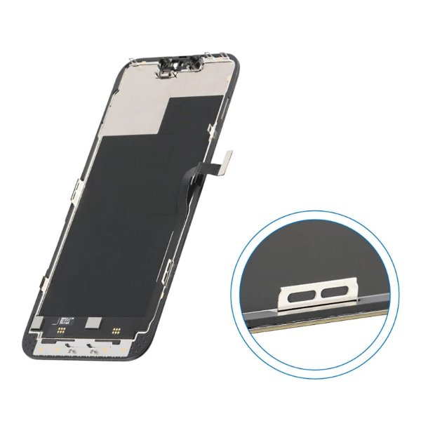 iPhone 13 Pro Max OLED-näyttö – musta (uutena iPhonesta irrotettu)