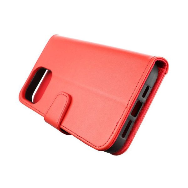 Rvelon iPhone 13 Pro Max -kuoret, taitettava korttitasku, punainen