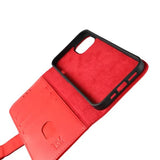 Rvelon iPhone 13 Pro Max Kotelo, aitoa nahkaa, punainen