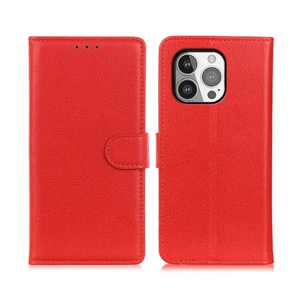 iPhone 13 Pro Max -kotelo jalustalla, punainen