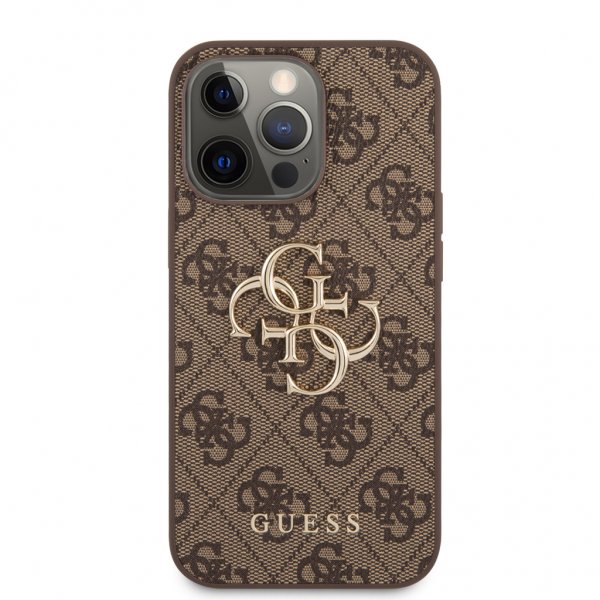 Guess iPhone 13 Pro Max Suojakuori Big Logo Ruskea