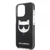 Karl Lagerfeld iPhone 13 Pro Max Suojakuori Choupette Musta