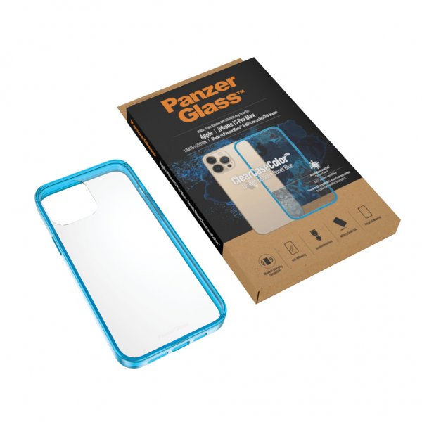 PanzerGlass iPhone 13 Pro Max ClearCase Color Bondi Blue