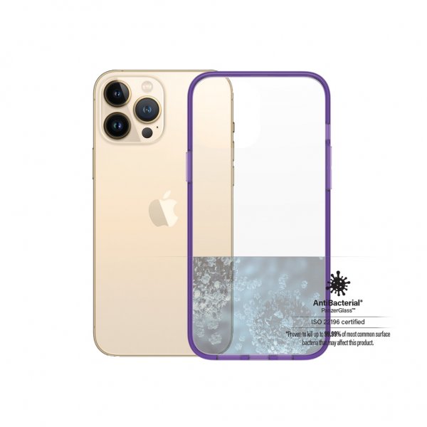 PanzerGlass iPhone 13 Pro Max ClearCase Color Grape -suojakuori