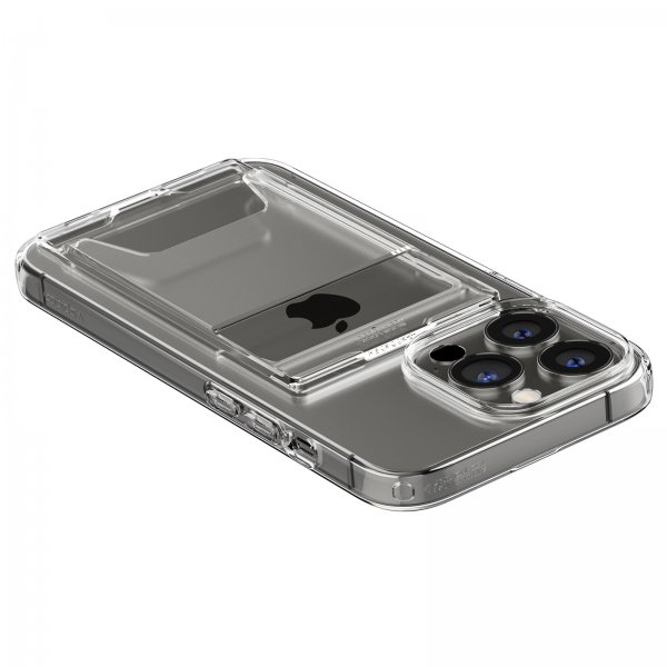 Spigen iPhone 13 Pro Max Suojakuori Crystal Slot Dual Crystal Clear