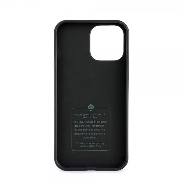 Onsala iPhone 13 Pro Max -kuori ECO Case Musta
