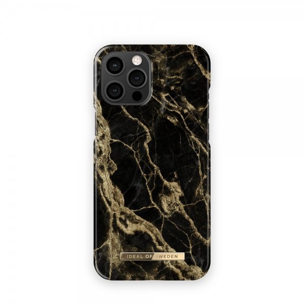Ideal of Sweden iPhone 13 Pro Max -suojakuori Fashion Case Golden Smoke Marble