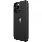 Nillkin iPhone 13 Pro Max -suojakuori, Frosted Shield Logo Cutout, musta