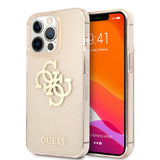 Guess iPhone 13 Pro Max Suojakuori Full Glitter Kulta
