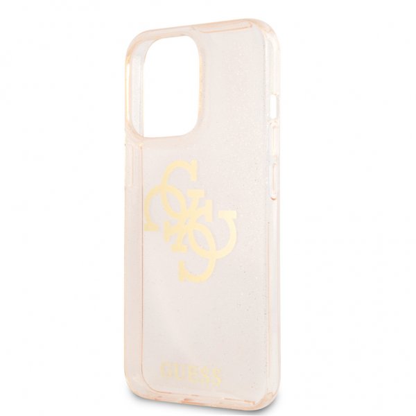 Guess iPhone 13 Pro Max Suojakuori Full Glitter Kulta