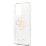 Guess iPhone 13 Pro Max Suojakuori Full Glitter Läpinäkyvä