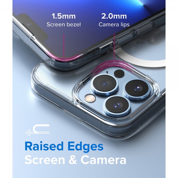 Ringke iPhone 13 Pro Max Suojakuori Fusion Magnetic MagSafe Matte Clear