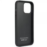 Audi iPhone 13 Pro Max -kotelo, aitoa nahkaa, musta