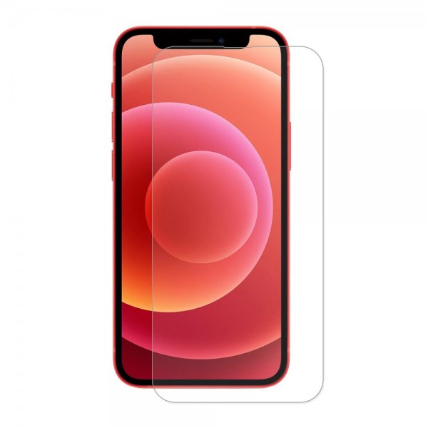 Enkay iPhone 13 Pro Max -silikonikuori näytönsuojalla, vaaleanpunainen