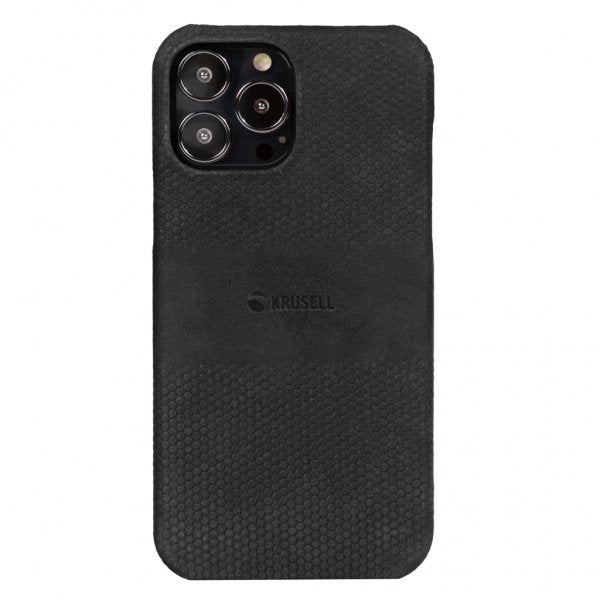 Krusell iPhone 13 Pro Max Nahkakuori, musta