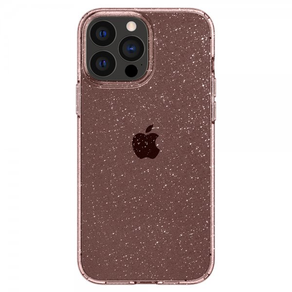 Spigen iPhone 13 Pro Max Suojakuori Liquid Crystal Glitter Rose Quartz