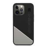 AMG iPhone 13 Pro Max -kuori, Liquid Silicone Two Tone, harmaa