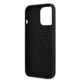 AMG iPhone 13 Pro Max -kuori, Liquid Silicone Two Tone, harmaa