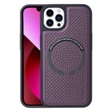 X-Level iPhone 13 Pro Max -suojakuori Magic Magnets Series, viininpunainen
