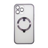 Rvelon iPhone 13 Pro Max -kuoret pyörivällä MagSafe-jalustalla, violetti