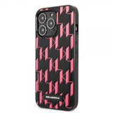 Karl Lagerfeld iPhone 13 Pro Max -kuori Monogram Pattern Pink