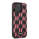 Karl Lagerfeld iPhone 13 Pro Max -kuori Monogram Pattern Pink