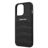 AMG iPhone 13 Pro Max Suojakuori Perforoitu Musta