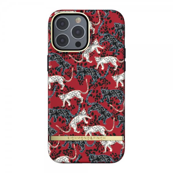 Richmond & Finch iPhone 13 Pro Max Suojakuori Samba Red Leopard
