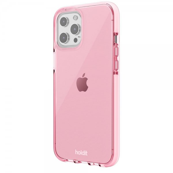 holdit iPhone 13 Pro Max -kuori Seethru Bright Pink