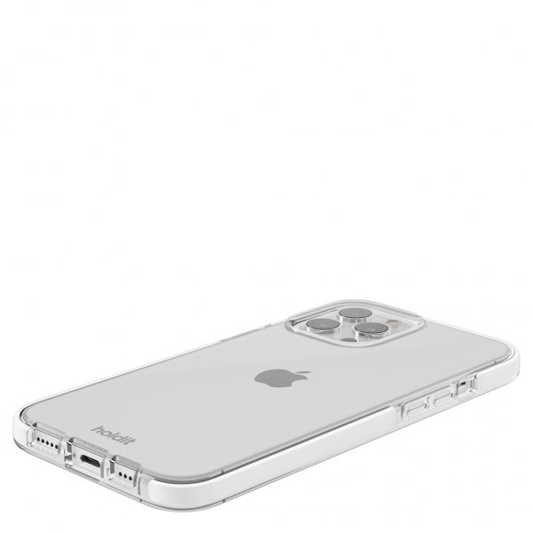holdit iPhone 13 Pro Max Seethru Kuori Valkoinen