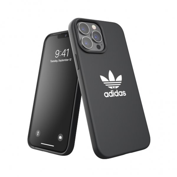 Adidas iPhone 13 Pro Max Kuori Silikonikotelo Musta