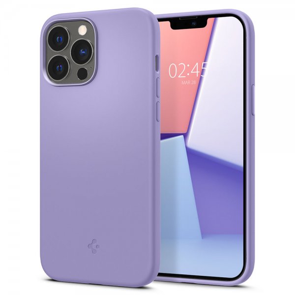 Spigen iPhone 13 Pro Max -kuori Silicone Fit Iris Purple