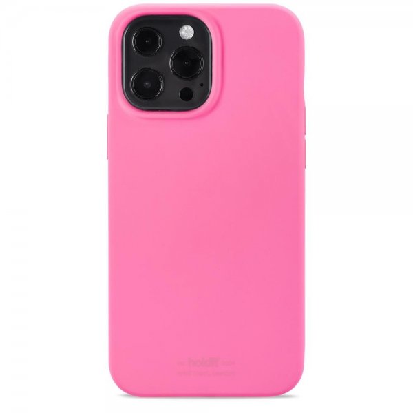 holdit iPhone 13 Pro Max Silikonikuori Bright Pink