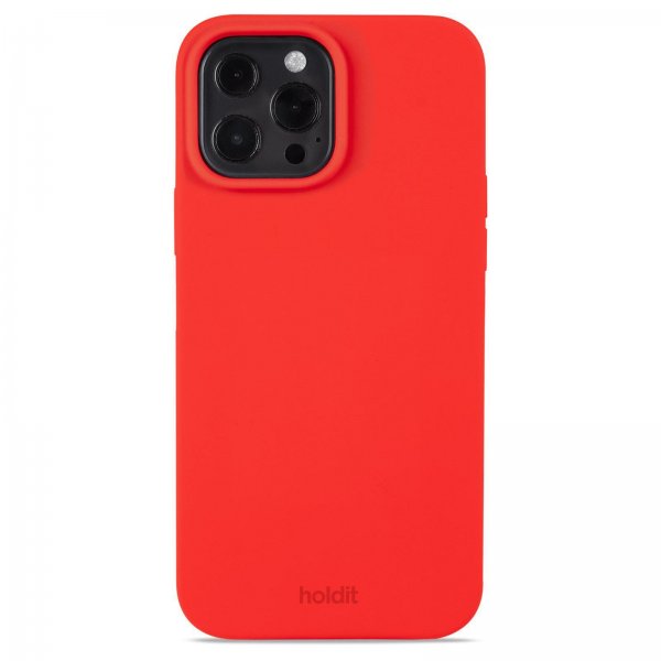 holdit iPhone 13 Pro Max -kuori silikoni Chili Red