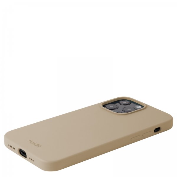 holdit iPhone 13 Pro Max -silikonikuori, Latte Beige