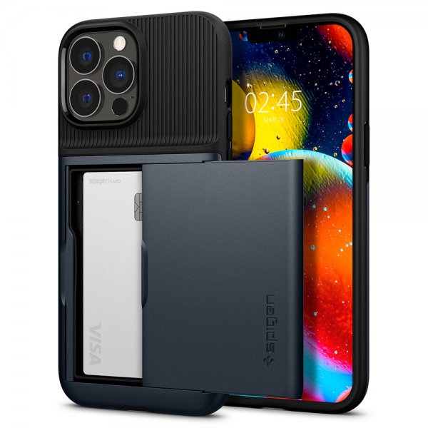 Spigen iPhone 13 Pro Max Suojakuori Slim Armor CS Metal Slate