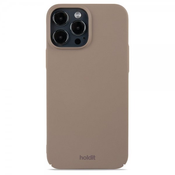 holdit iPhone 13 Pro Max Suojakuori Slim Case Mocha Brown