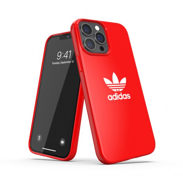 Adidas iPhone 13 Pro Max -suojakuori (Snap Case Trefoil Scarlet)