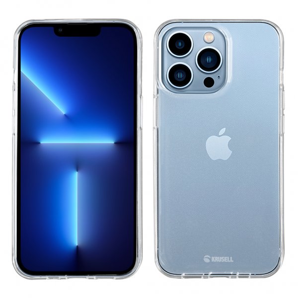 Krusell iPhone 13 Pro Max SoftCover Läpinäkyvä kuori