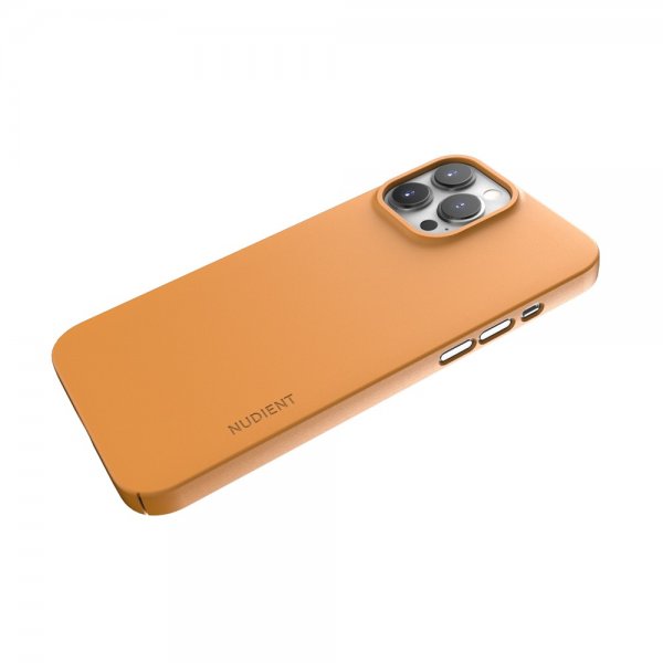Nudient iPhone 13 Pro Max -kuori Thin Case V3 MagSafe Saffron Yellow