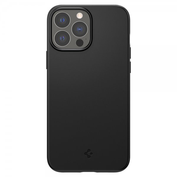 Spigen iPhone 13 Pro Max Thin Fit -suojakuori, musta