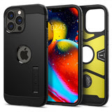 Spigen iPhone 13 Pro Max -kuori Tough Armor Musta