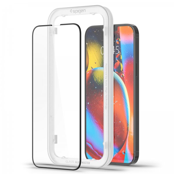 Spigen iPhone 13 Pro Max/iPhone 14 Plus -näytönsuoja GLAS.tR ALIGNmaster 2-pakkaus