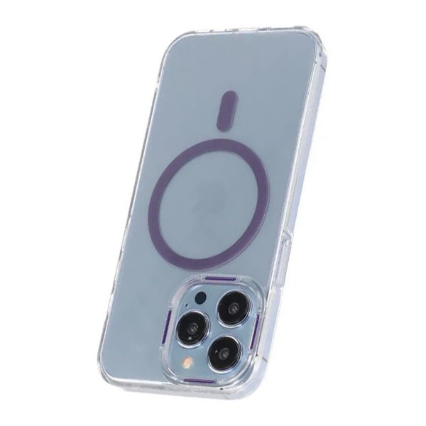 iPhone 13 Pro Max Kuori TPU MagSafe Violetti